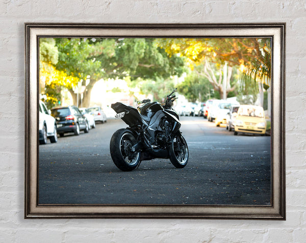 Motorrad auf der Straße