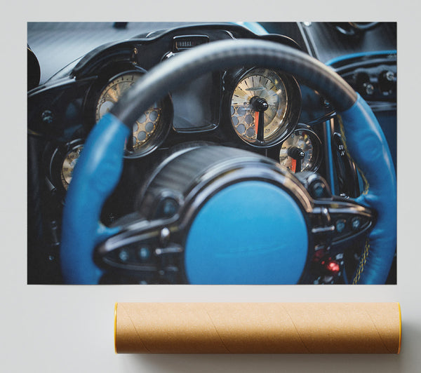 Centre Console Motor Car Print