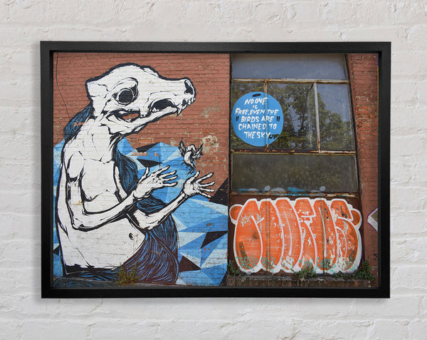Großes Statement-Graffiti 