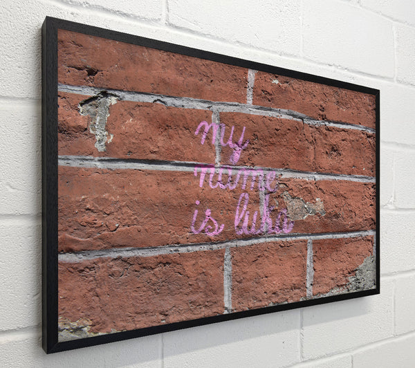 Handrawn street art