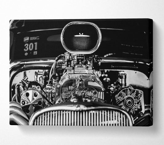 Huge block engine Canvas Wall Art