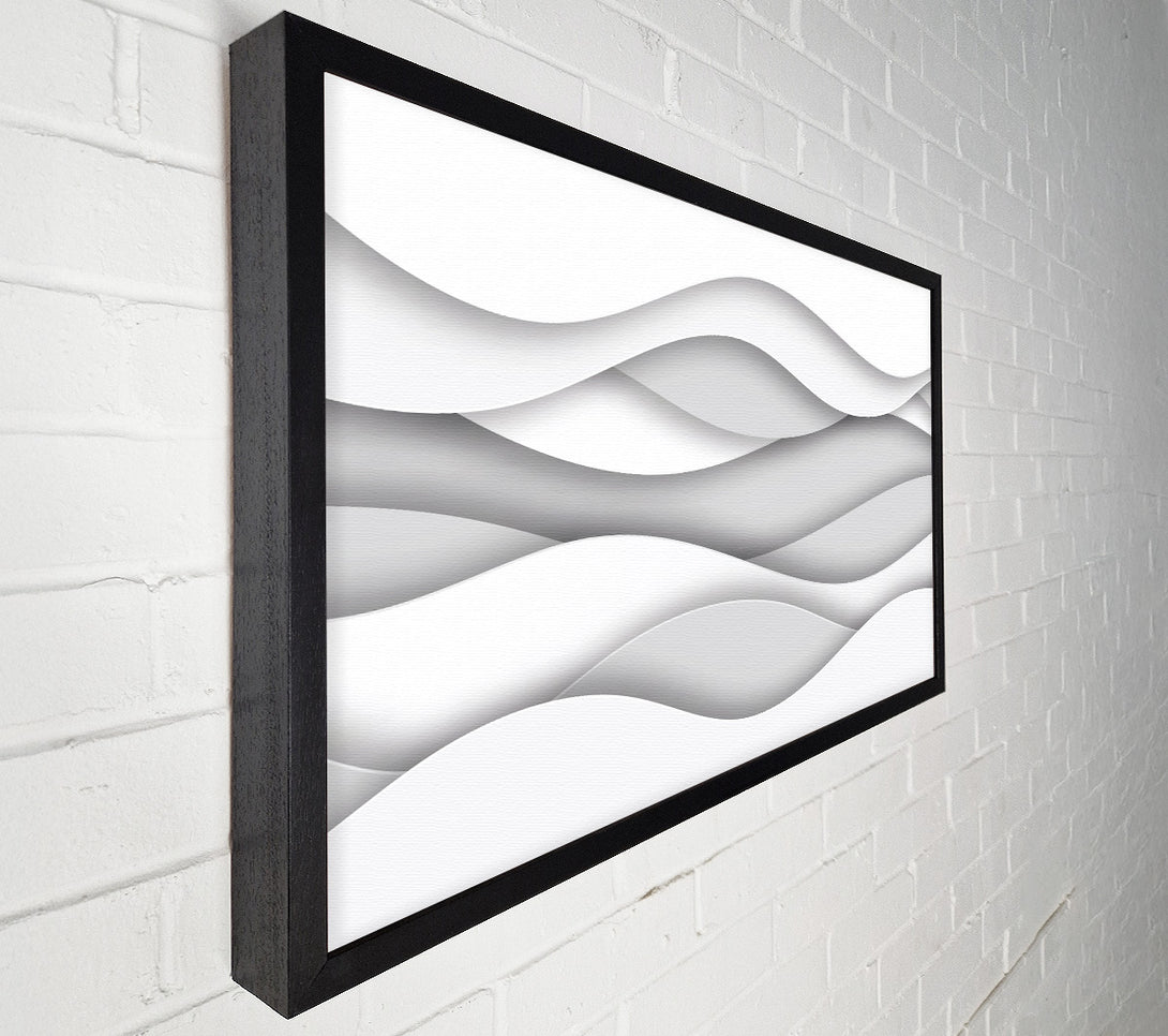  A Canvas Print of Horizontal lines of curviture Canvas Print