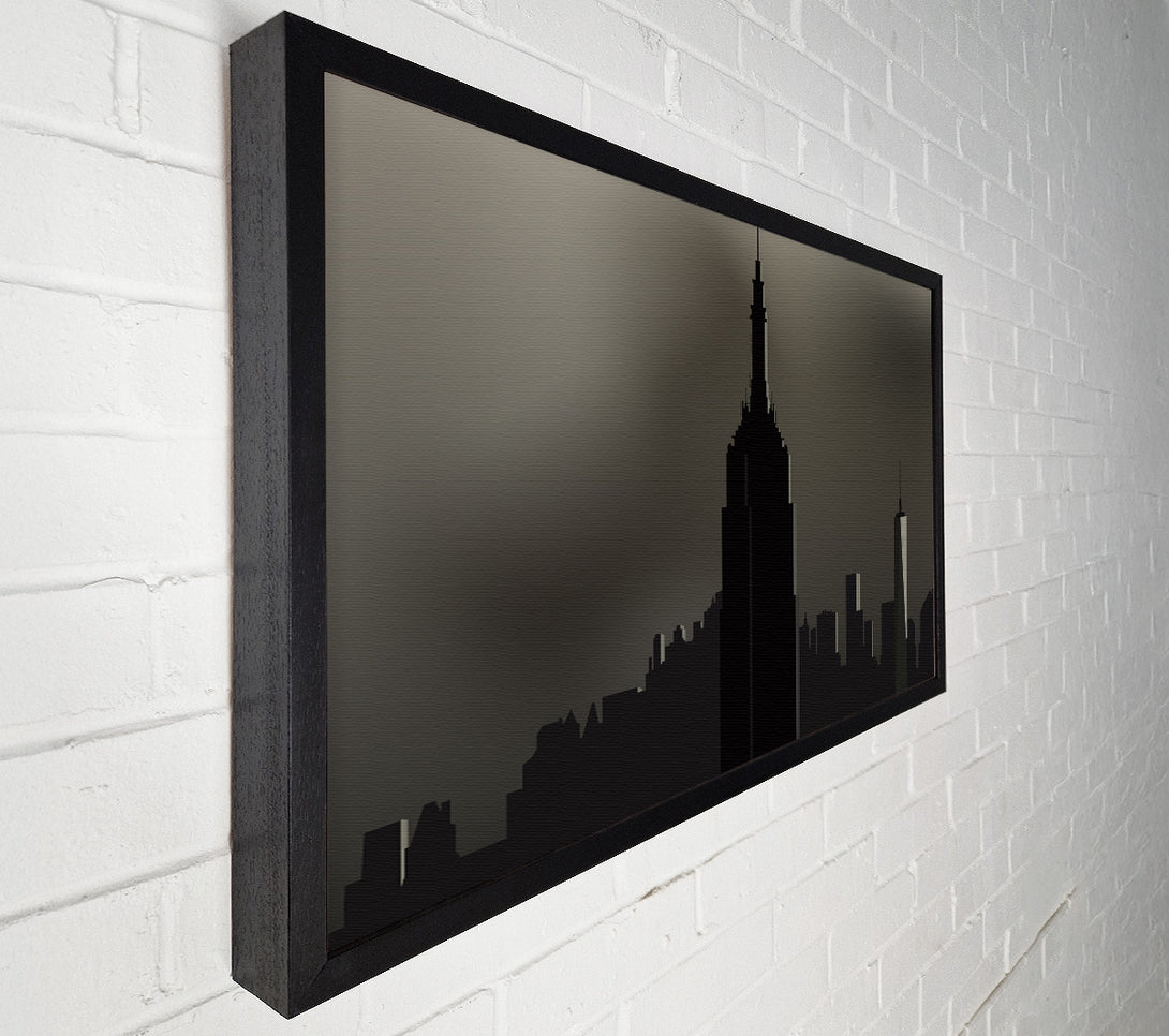  A Canvas Print of Empire state building illustration Canvas Wall Art
