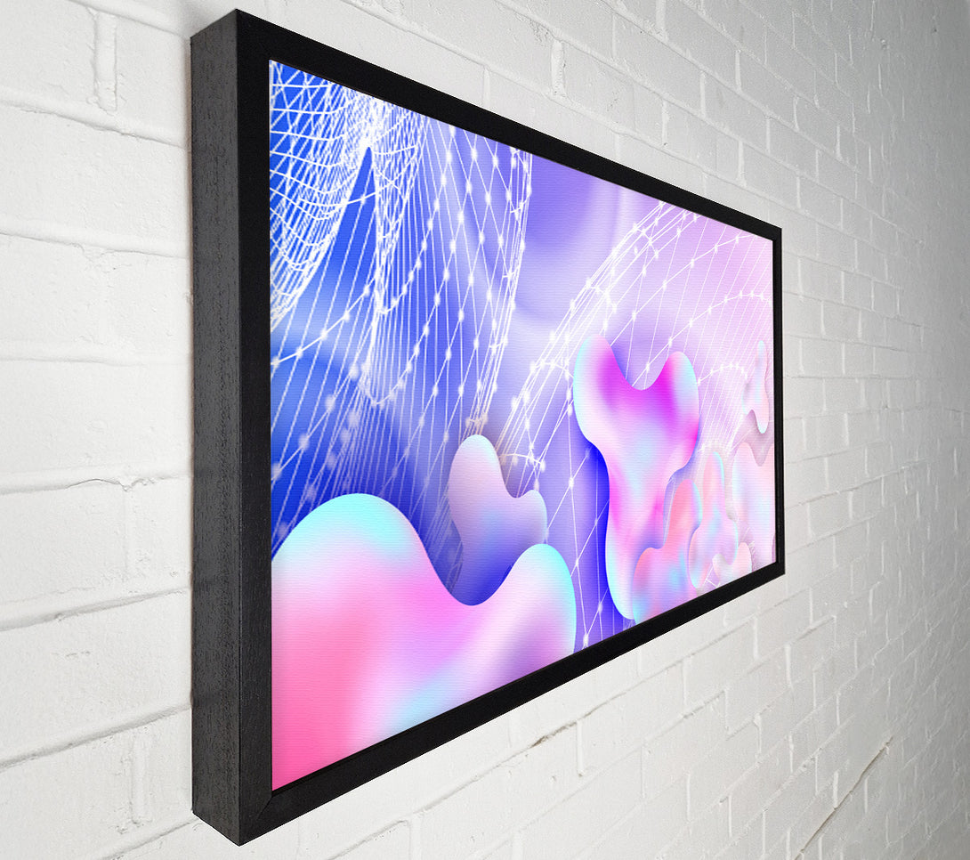  A Canvas Print of Grids and curvitures Canvas Art
