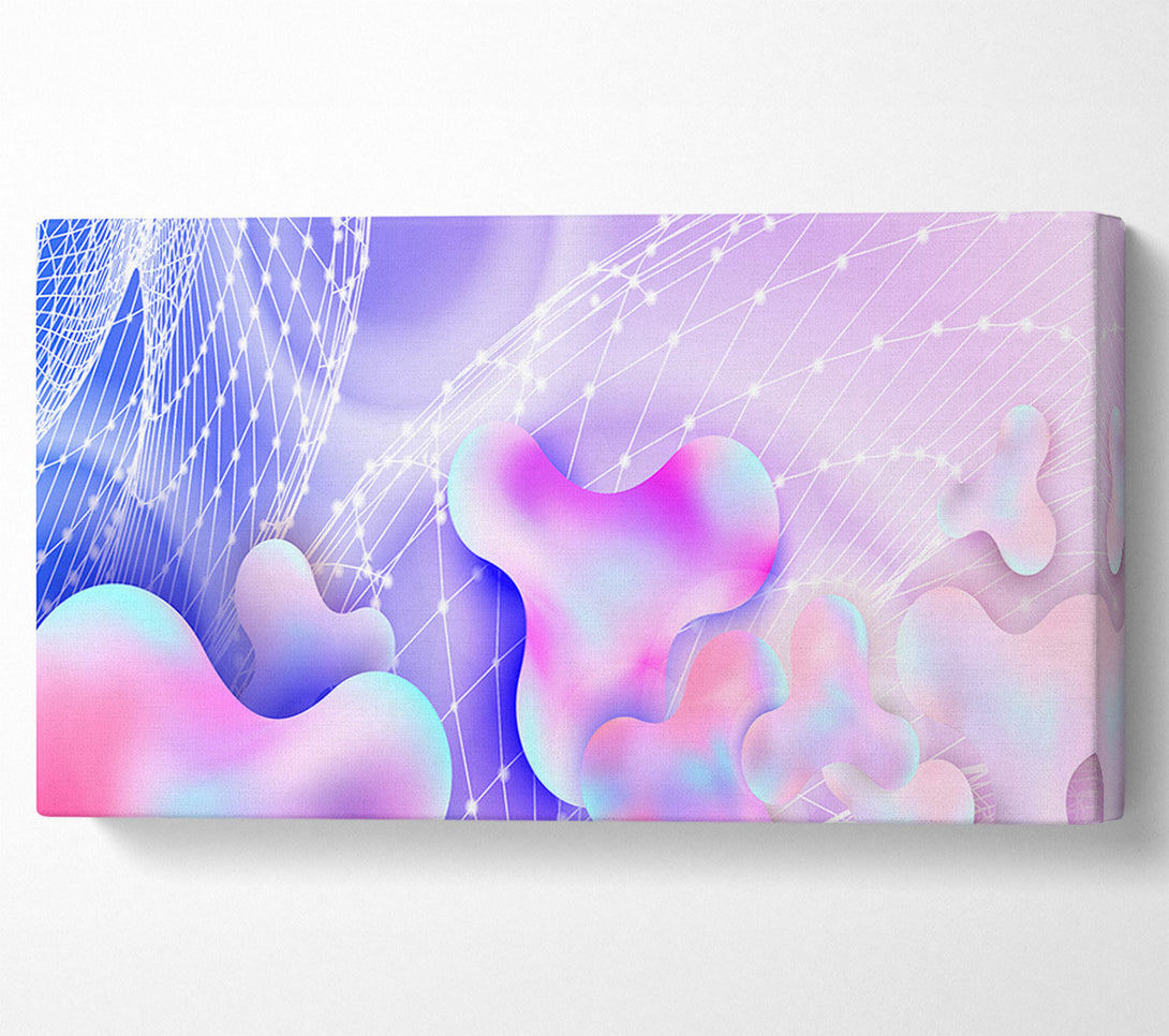  A Canvas Print of Grids and curvitures Canvas Art