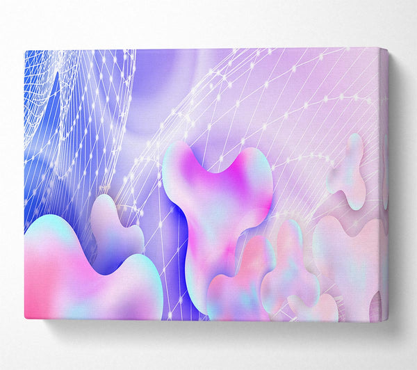  A Canvas Print of Grids and curvitures Canvas Art