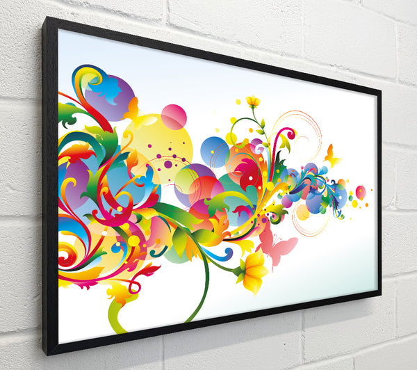 Flowing shapes of spring