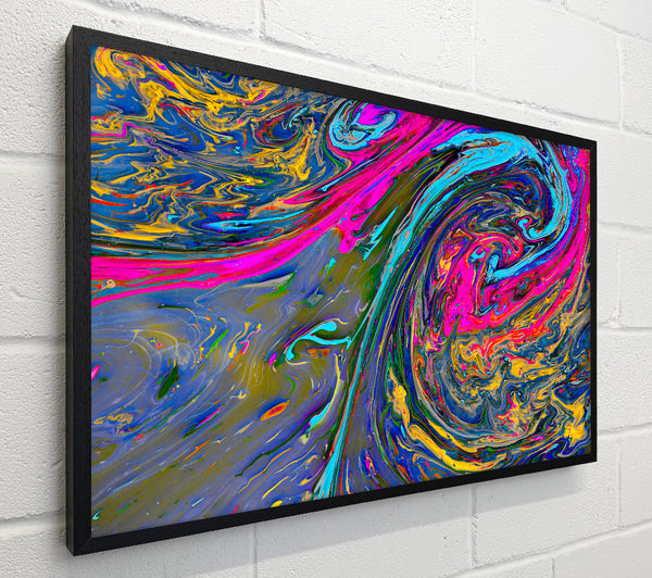 Paint flows and mixes