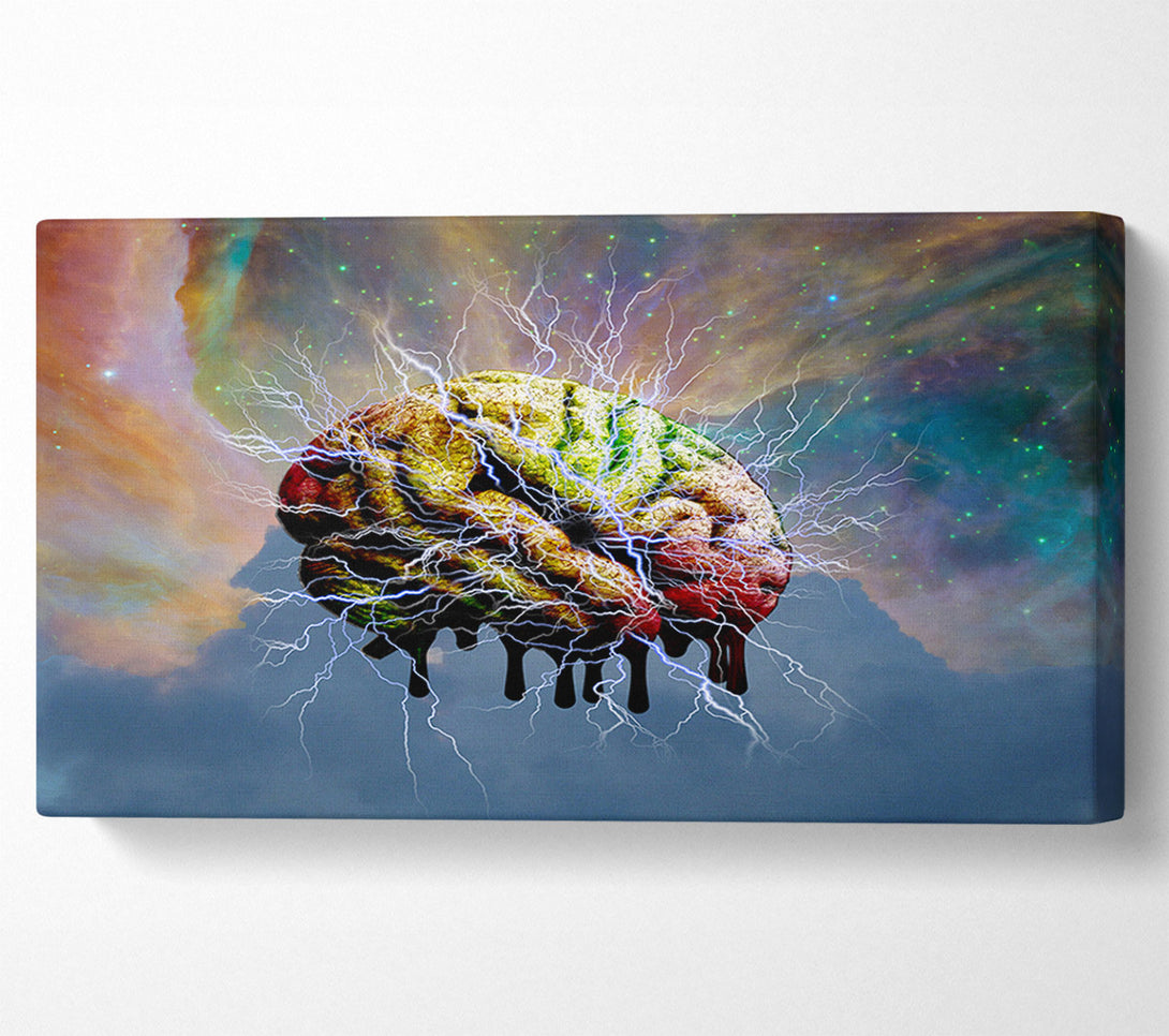  A Canvas Print of Brain Electricity Canvas Print