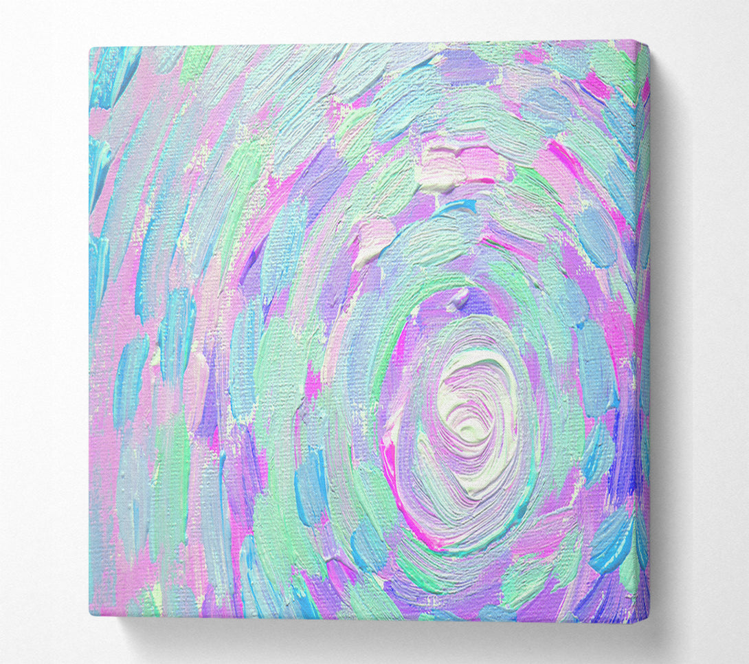  A Canvas Print of Swirl Of Strokes Canvas Wall Art
