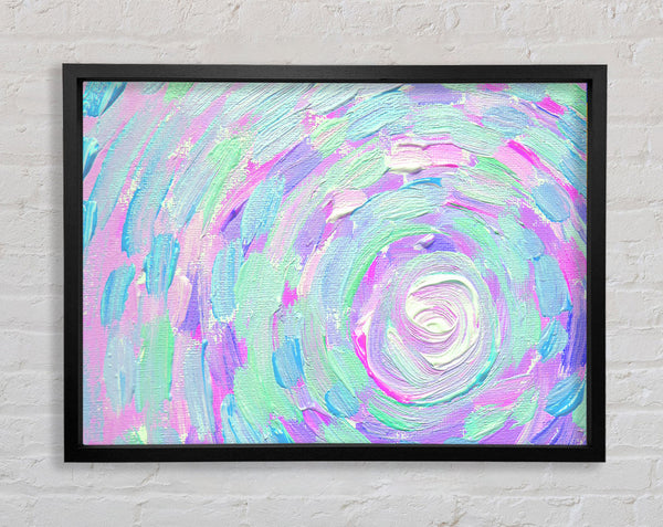 Swirl Of Strokes Framed Print