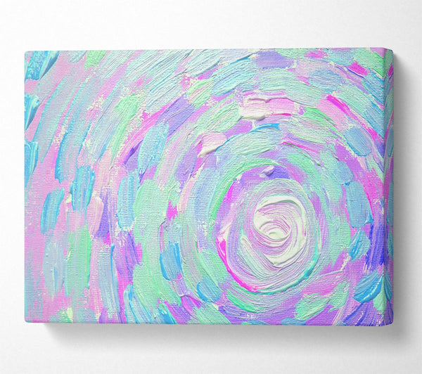  A Canvas Print of Swirl Of Strokes Canvas Wall Art