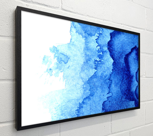 Watercolour Blues To White