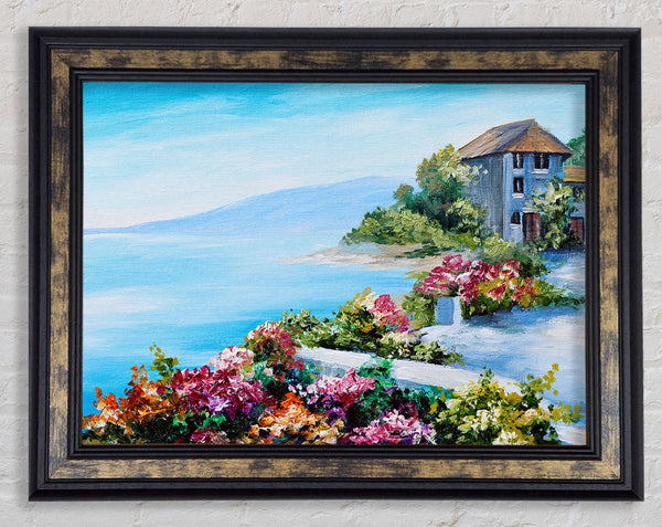 Mediterranean Sunshine Home Framed Print