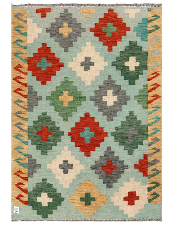 Maimana Afghanistan Kilim Rug - 145 x100 cm