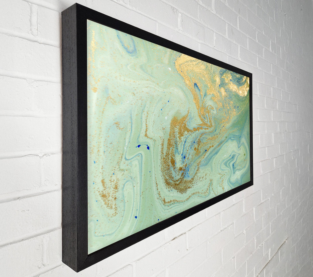  A Canvas Print of Glitter And Oil Splash Canvas Art