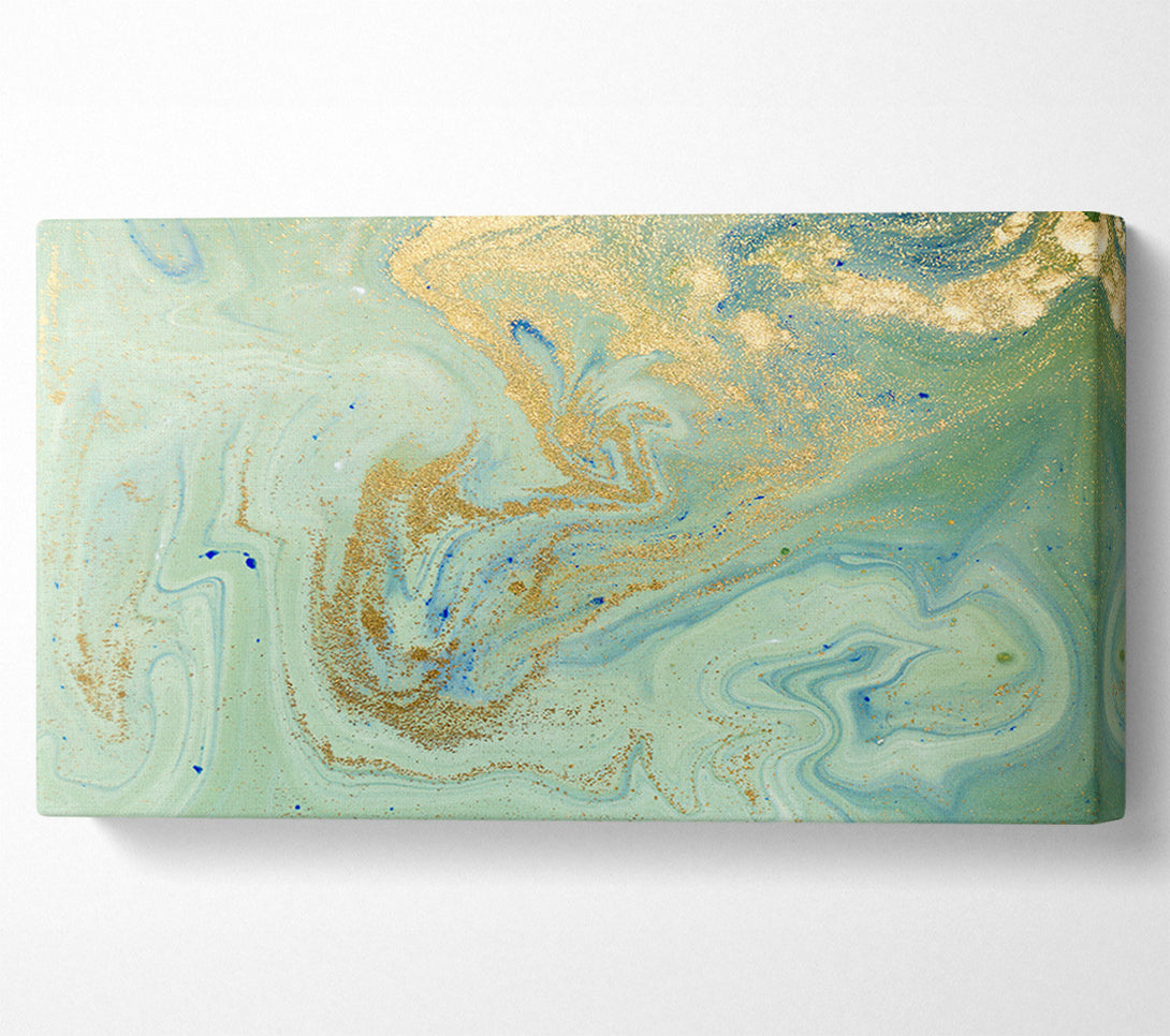  A Canvas Print of Glitter And Oil Splash Canvas Art
