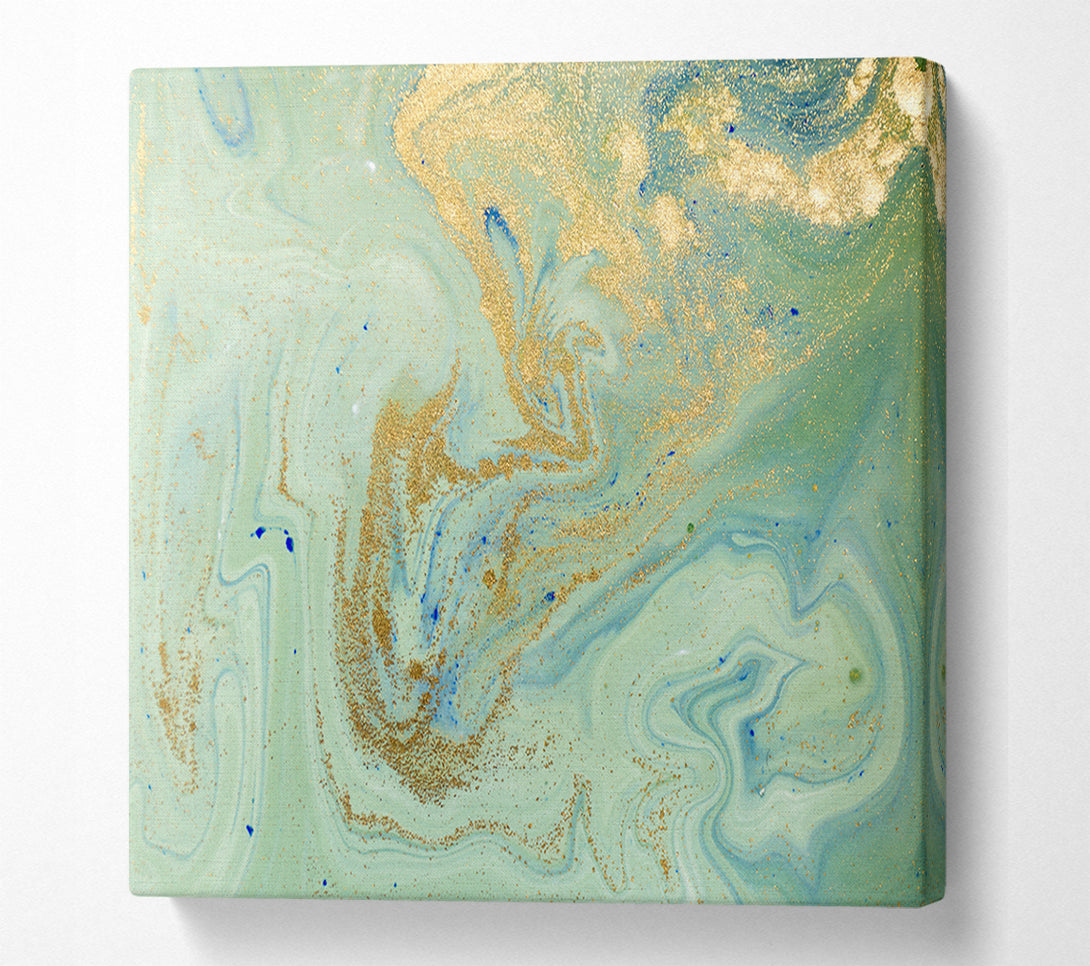  A Canvas Print of Glitter And Oil Splash Canvas Art