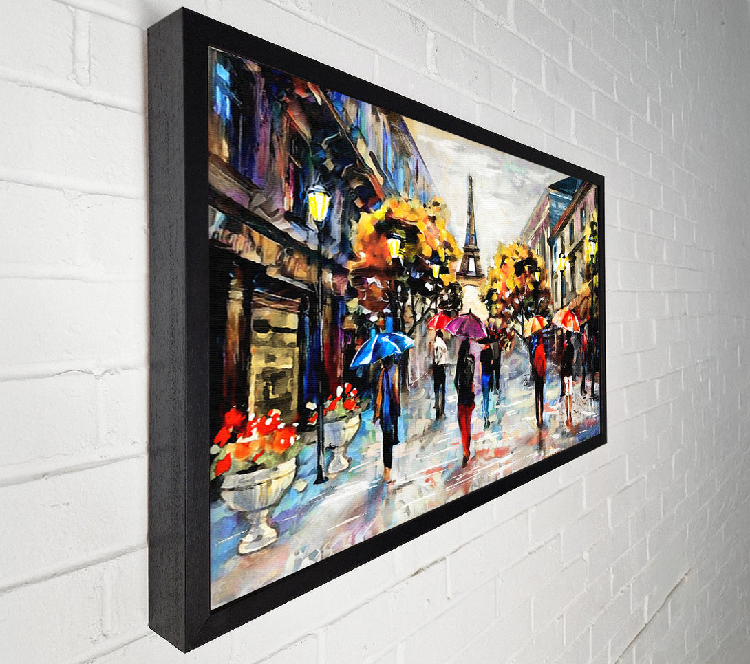  A Canvas Print of Paris In The Morning Canvas Art