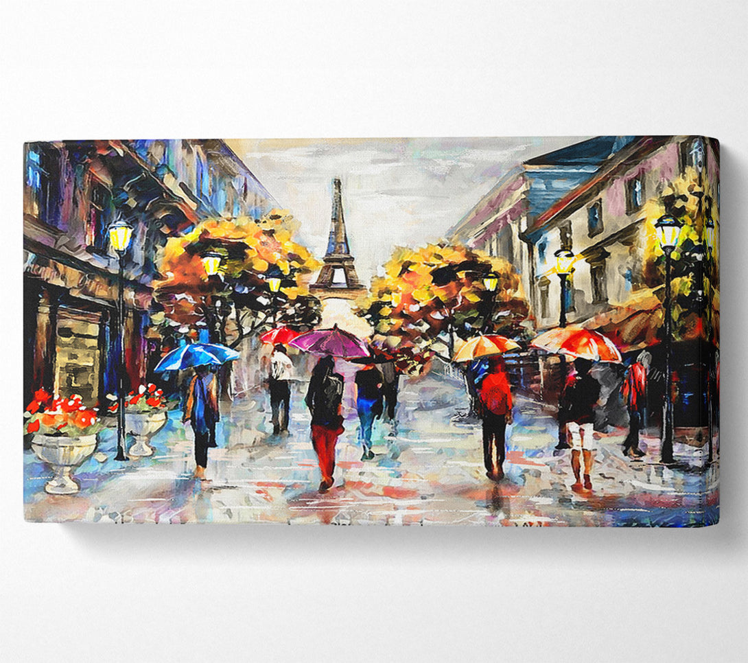  A Canvas Print of Paris In The Morning Canvas Art