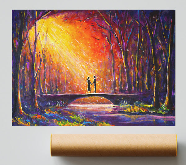 Meeting In The Forest Giclee Print