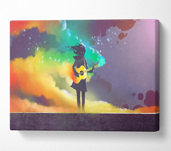 Colourful Acoustic Jets