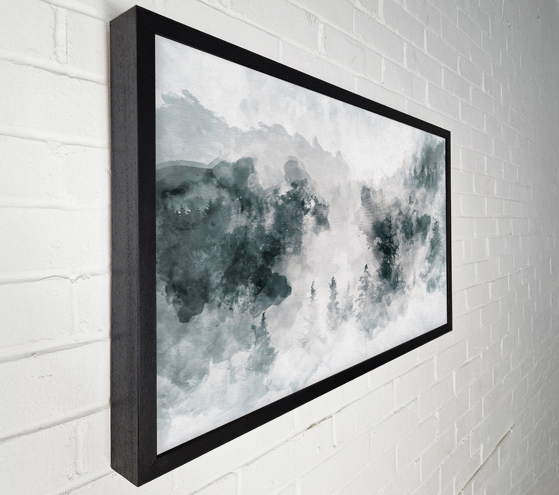  A Canvas Print of Watercolour Grey Forest Canvas Print