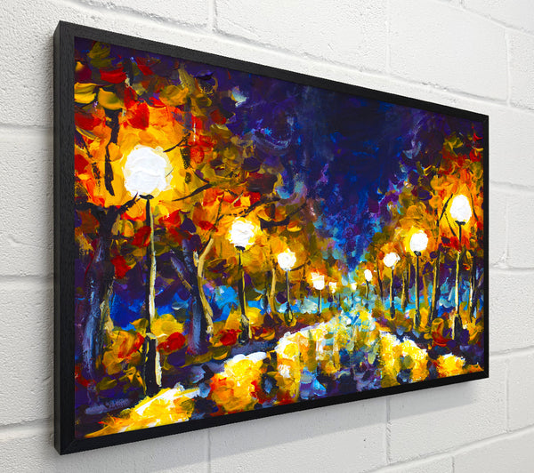 Streetlights At Night Gouche