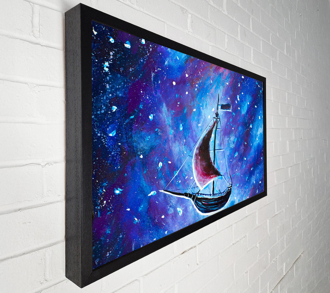  A Canvas Print of The Ship In Space Canvas Art