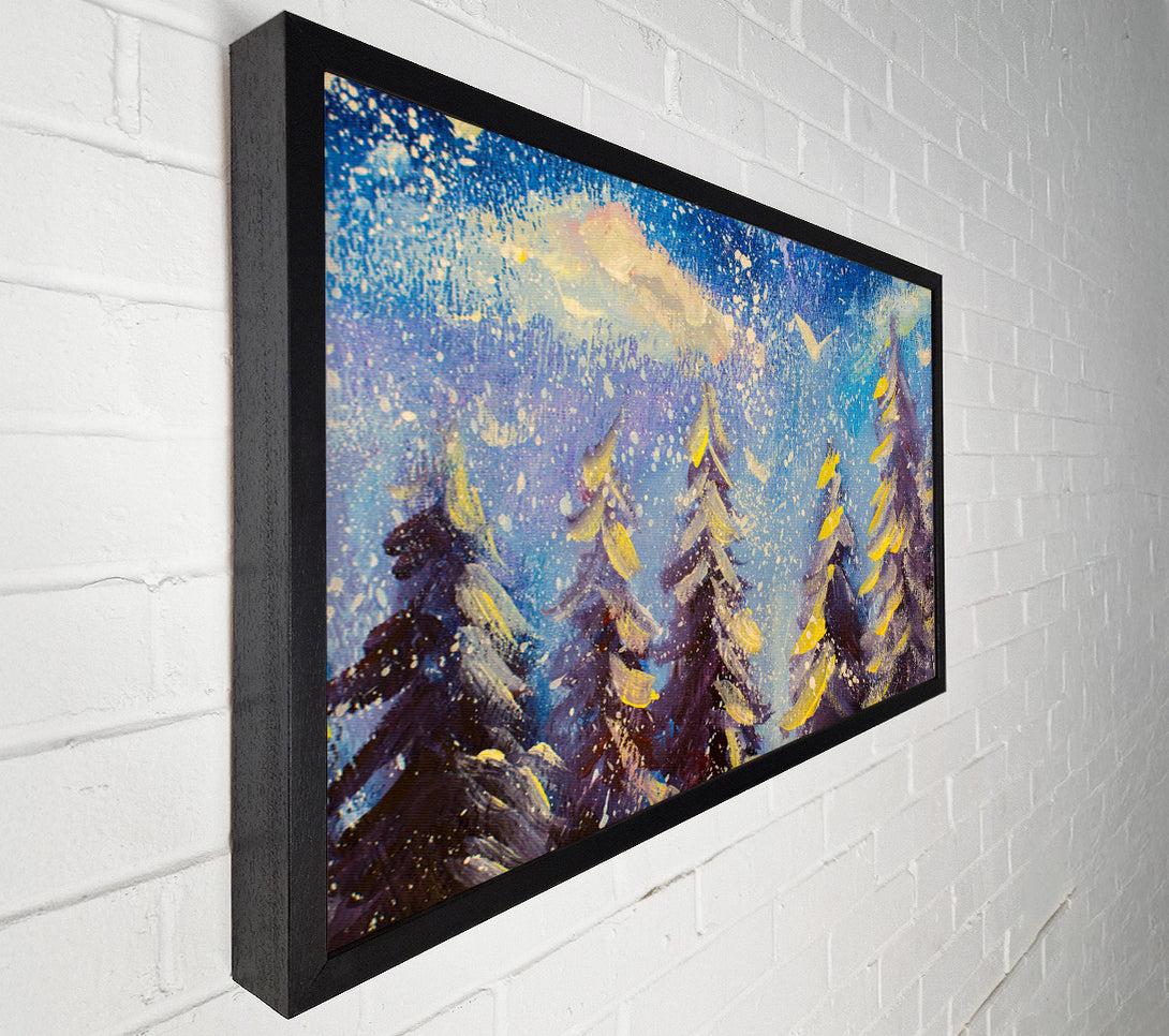  A Canvas Print of Christmas Trees Canvas Print