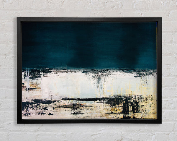 Two Town Distressed Framed Print