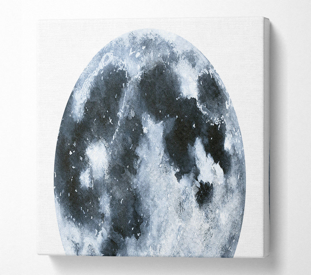  A Canvas Print of The Moon Peering Canvas Art