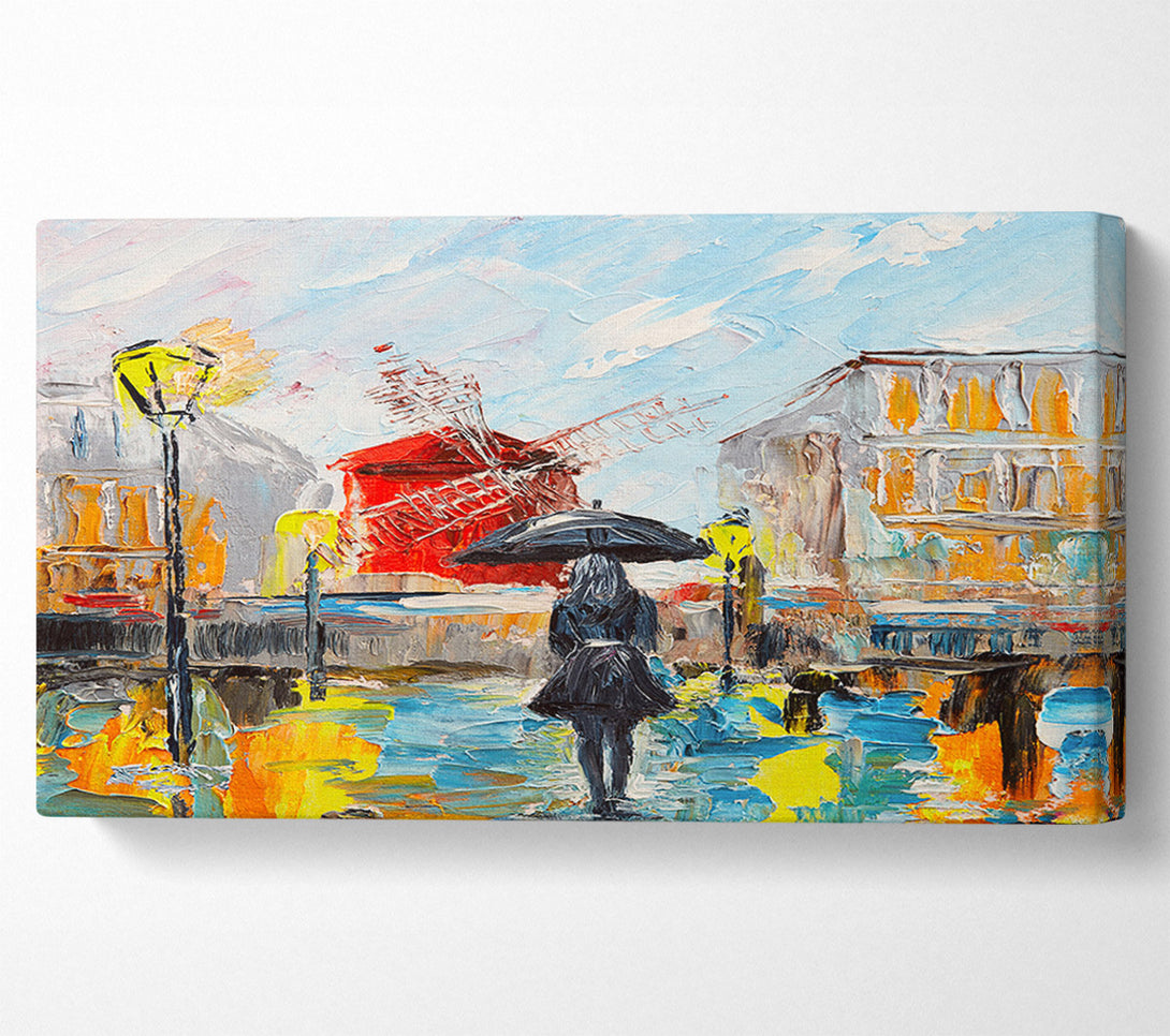  A Canvas Print of Walking Through The Elements Canvas Art