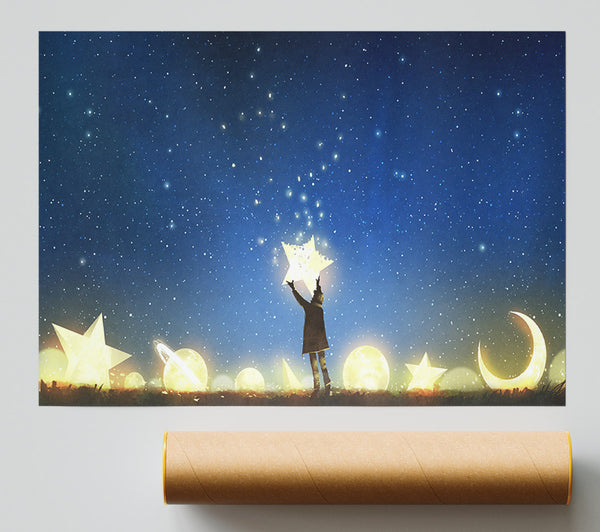 Placing A Star In The Sky Print