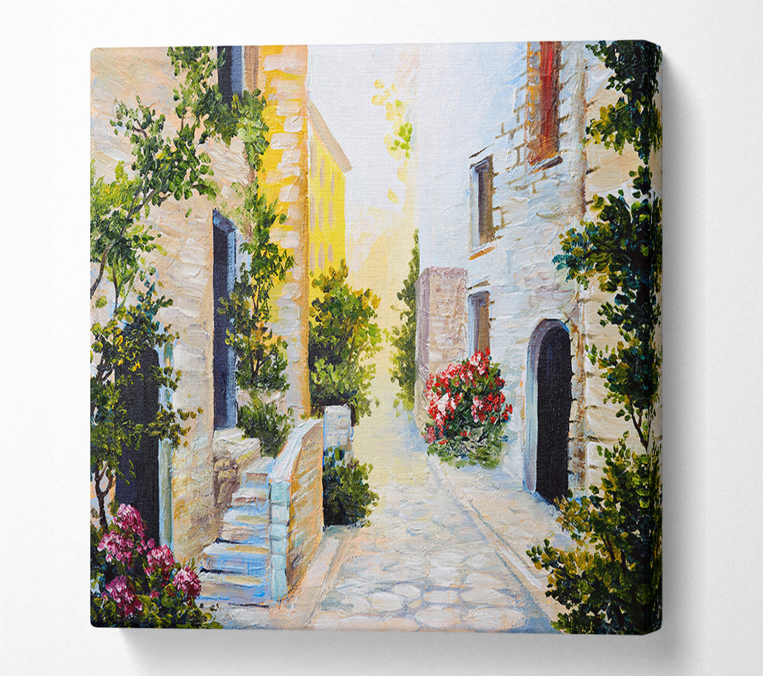 A Canvas Print of The Streets Of Paphos Canvas Print