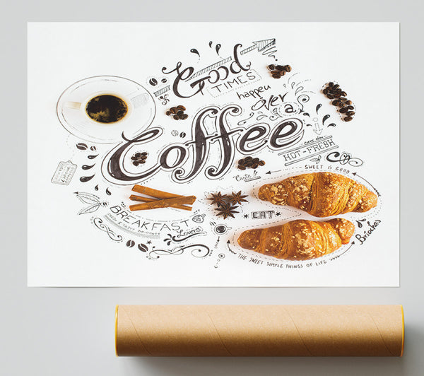 Good Times Coffee Giclee Print