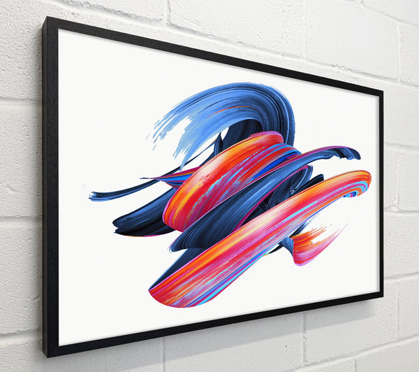 Swirl Of Paint On White