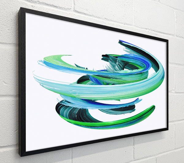 Swirl Of Paint On White Two