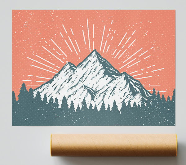 The Mountain Peak Poster