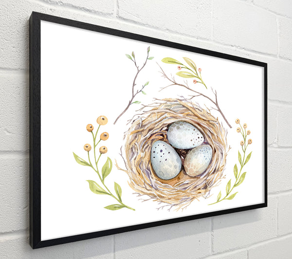 Three Eggs In A Nest