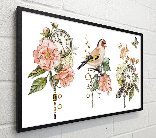 Three Floral Staments