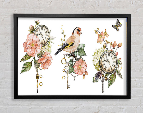 Three Floral Staments Framed Print