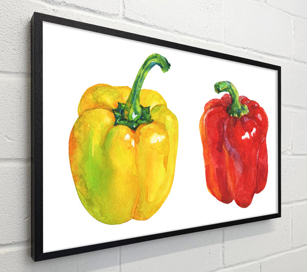 Yellow And Red Pepper