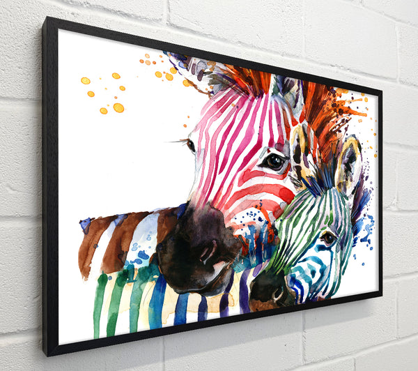 Multicoloured Rainbow Zebra