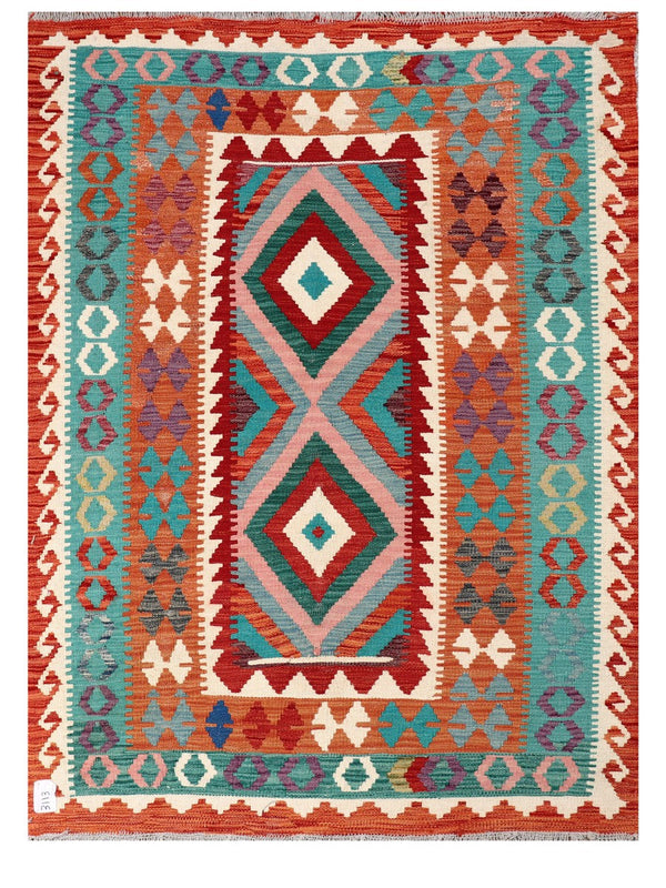 Maimana Afghanistan Kilim Rug - 167 x123 cm