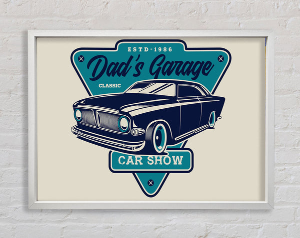 Dads Garage Framed Print