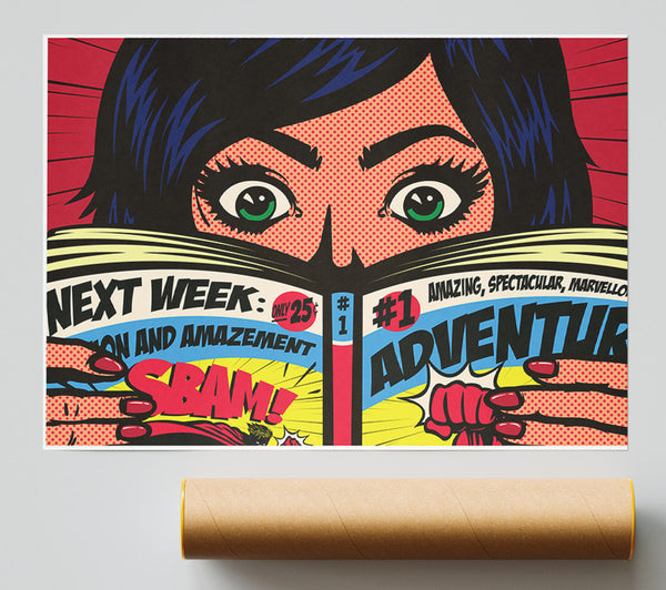 Comic Book Read Poster