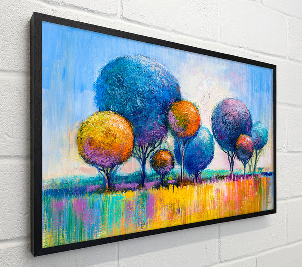 Circular Trees In The Meadow