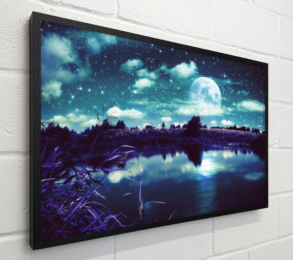 Lake Under The Night Sky