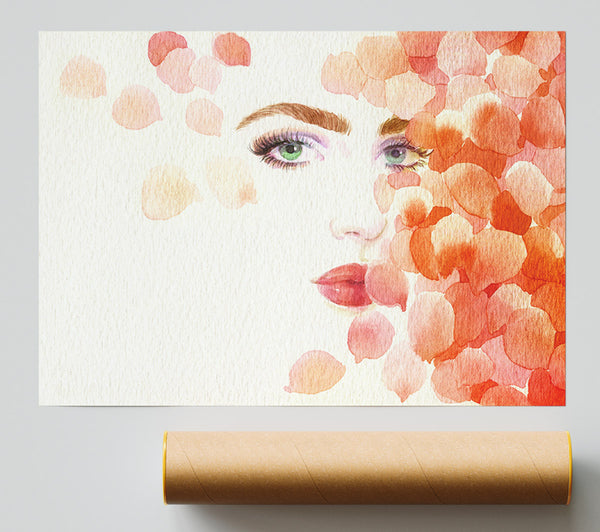 Petals On Face Giclee Print